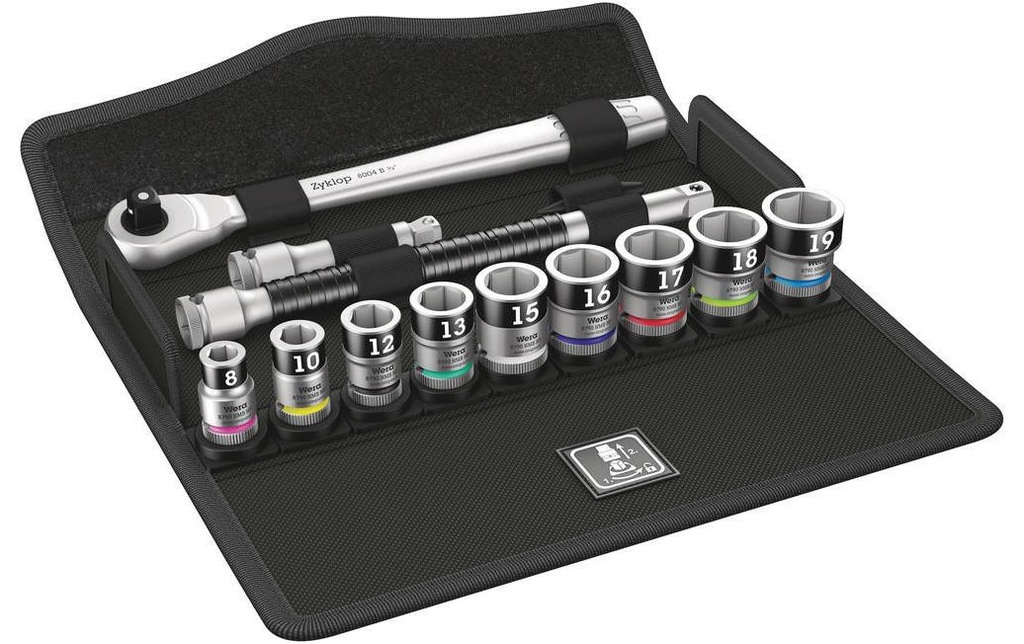 Wera Cliquet 8100 SB HF 1 3/8 Zyklop Metal
