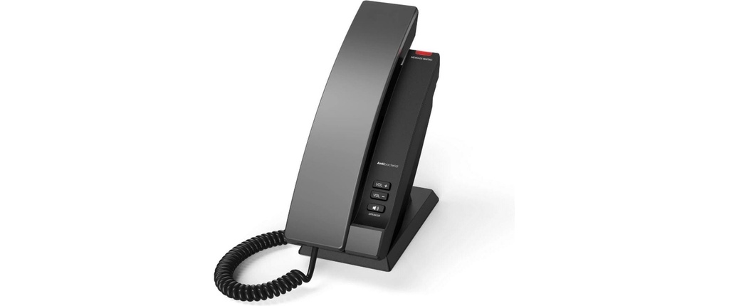snom Téléphone de bureau HD100 Téléphone d'hôtel SIP Noir