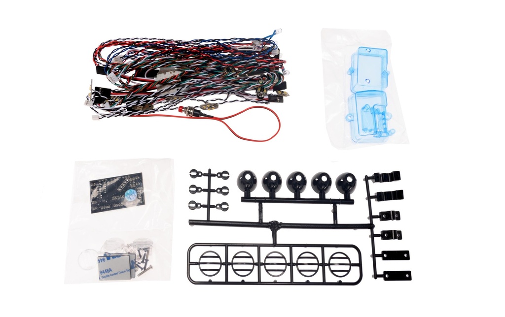 G.T. Power Éclairage pour modèles réduits 4 Rock Crawler Light System