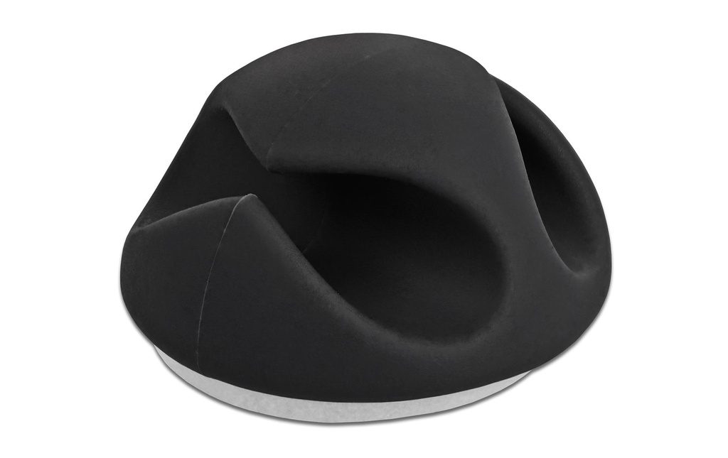 Delock Porte-câble 29mm, pour 2 câbles, autocollant 6 Pièce/s
