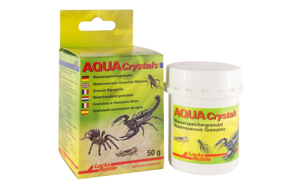 Lucky Reptile Aliment complémentaire Aqua Crystals 50 g