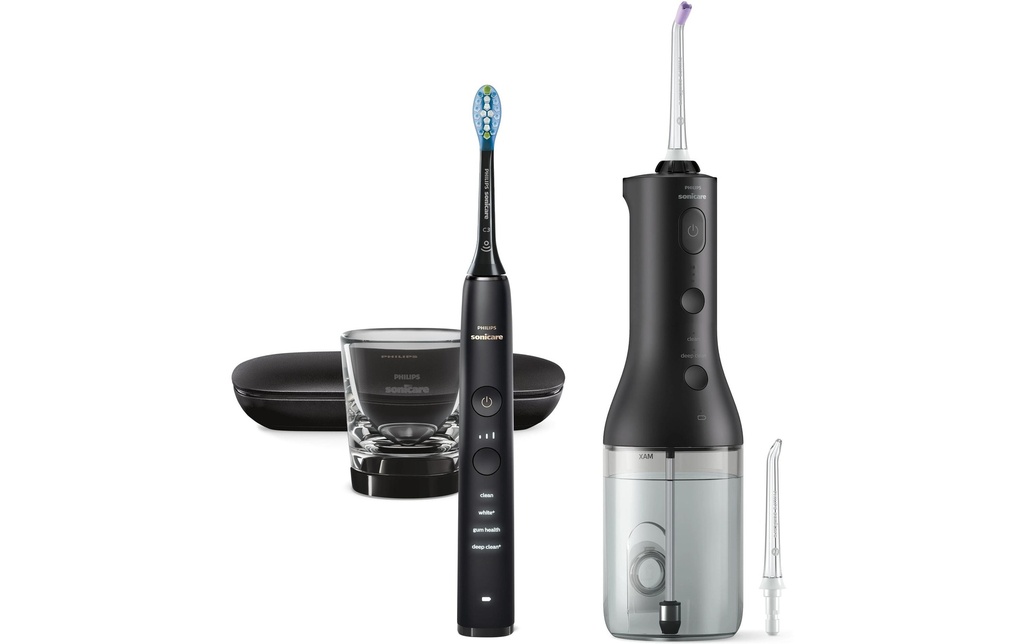 Philips Sonicare Cordless Power Flosser DiamondClean 9000 Noir