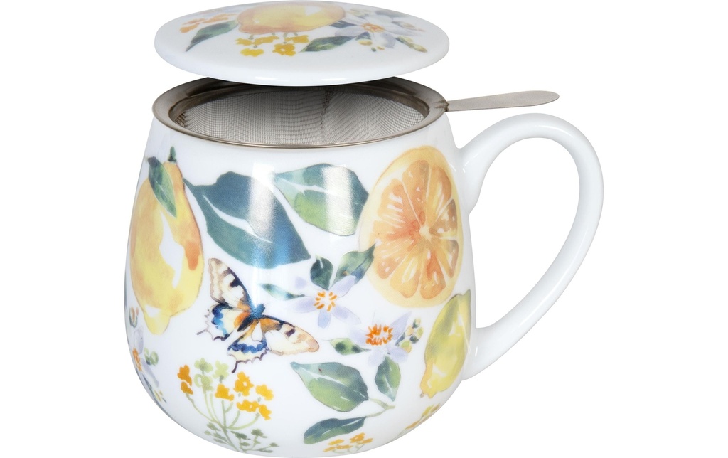 Könitz Tasse à thé Fruity Tea Lemon 420 ml , 1 Pièce/s, Multicolore