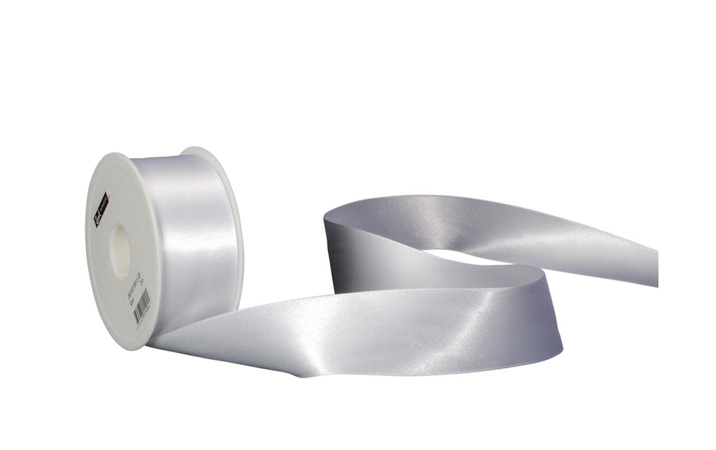 Spyk Ruban de satin 40 mm x 25 m, Blanc