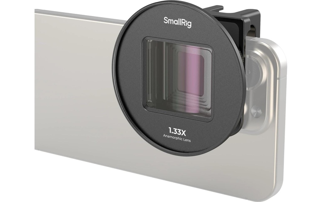Smallrig Objectif anamorphique 1.33x pour téléphones portables (monture T)