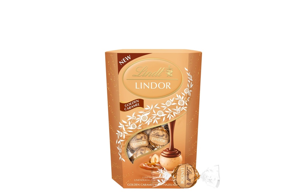 Lindt Pralines Lindor Golden Caramel 200 g