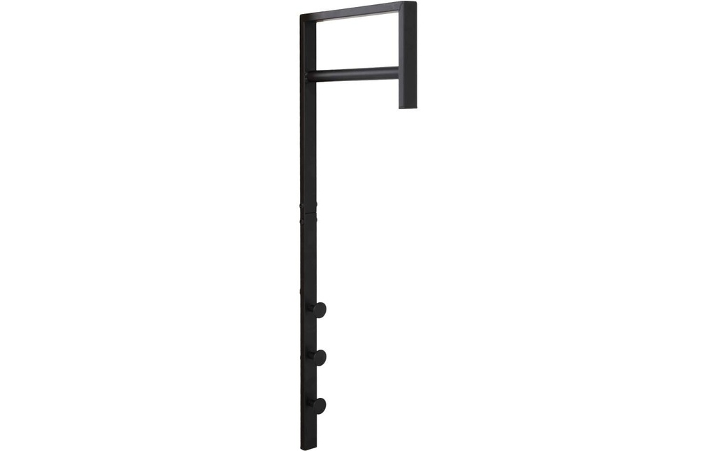 House Nordic Portemanteau mural Trento 30 x 82 cm, Noir