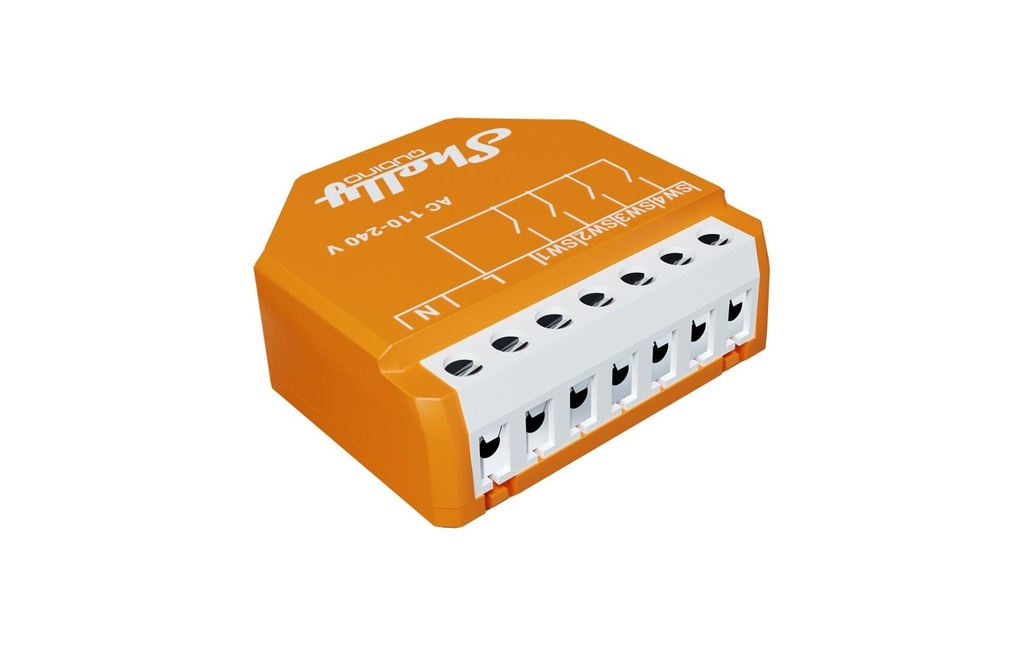 Shelly Interface de bouton-poussoir radio Qubino Wave i4 4 fois