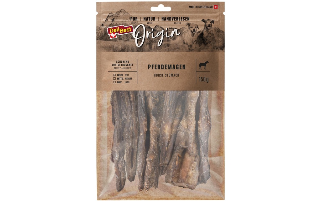 DeliBest Produit à mâcher  Origine estomac de cheval 150 g