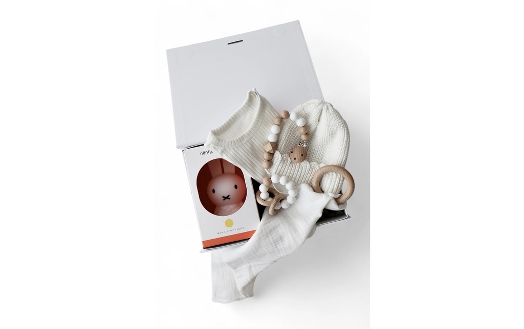 Oykami Coffret cadeau pour bébé «Ascona» Miffy Blanc