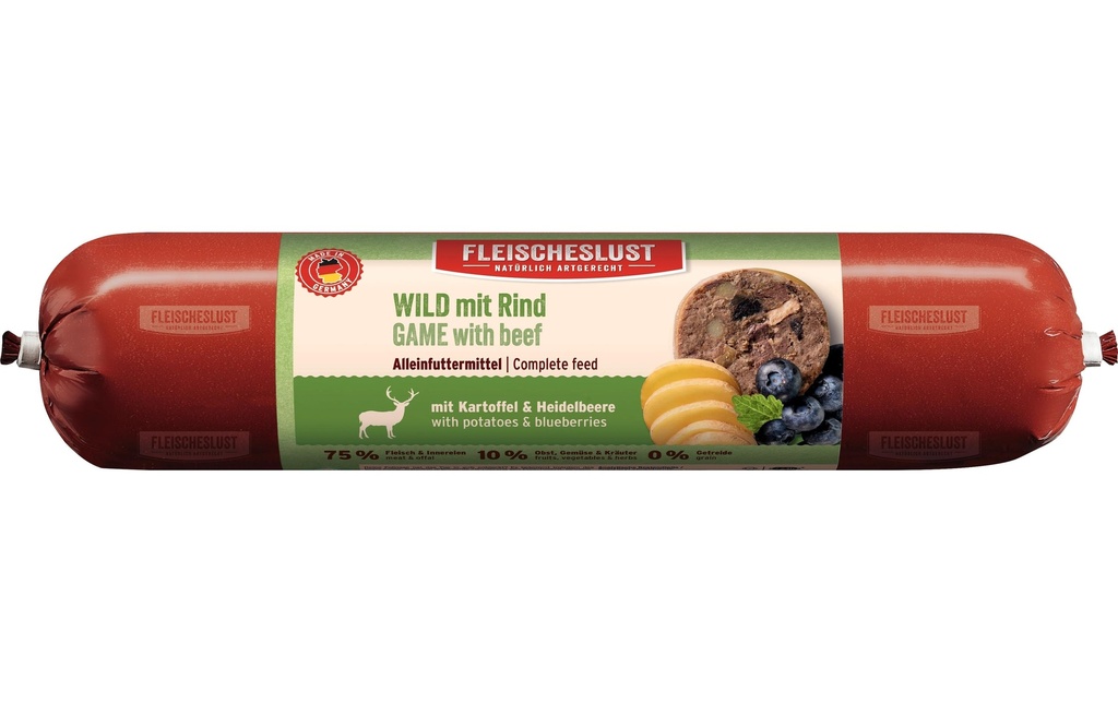 Fleischeslust Alimentation humide Classic Wild, 400 g