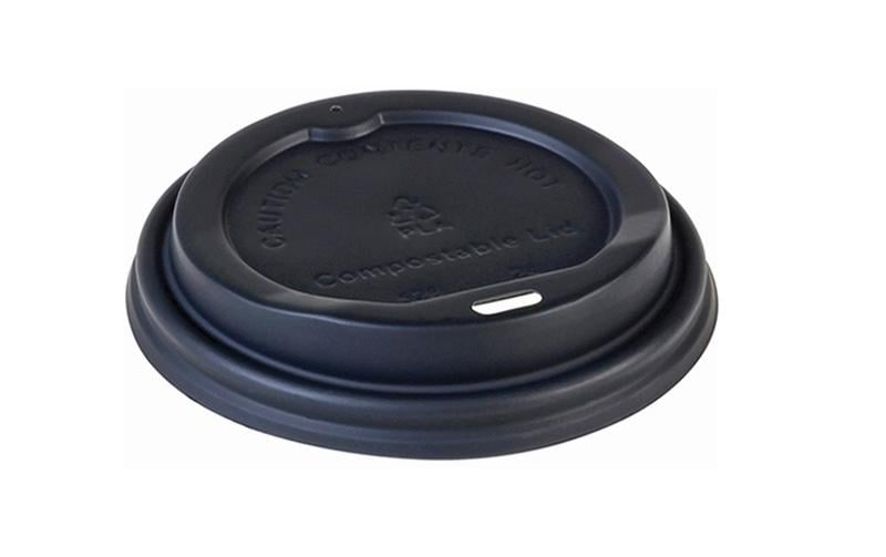 Haushaltsware Couverture pour gobelet à café de 200 ml, 50 Pièce/s, Noir