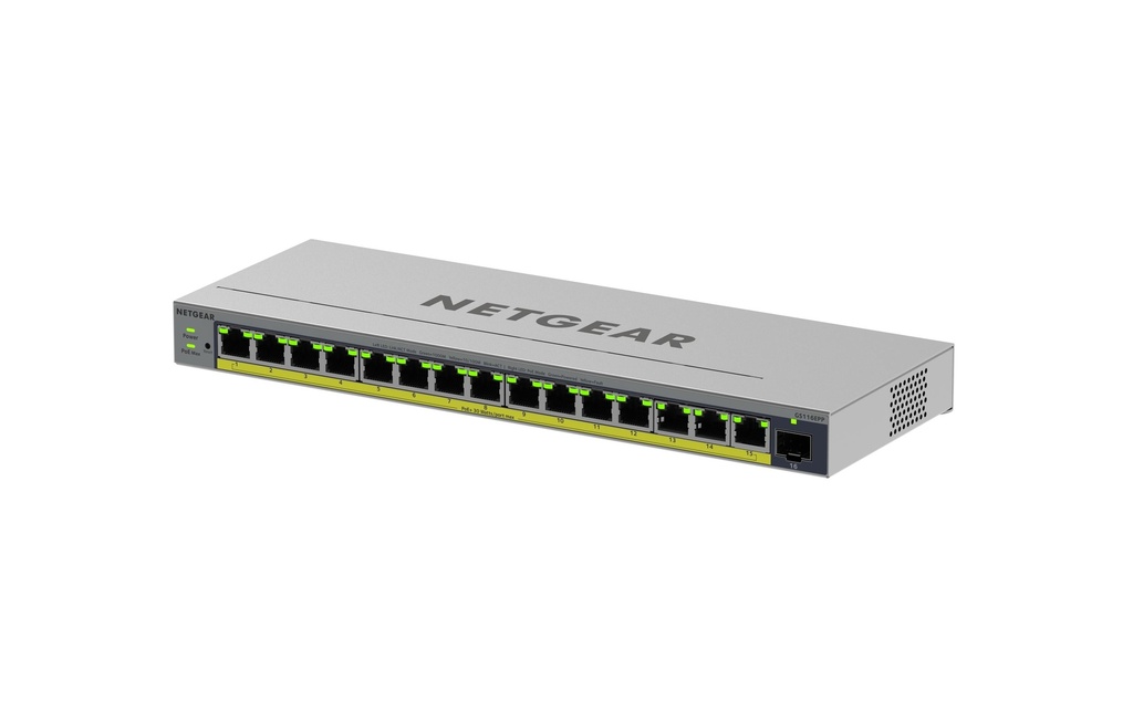 Netgear PoE+ Switch GS116EPP-100EUS 16 ports
