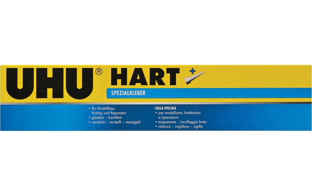UHU Adhésif spécial Tube HART 125g, Transparent