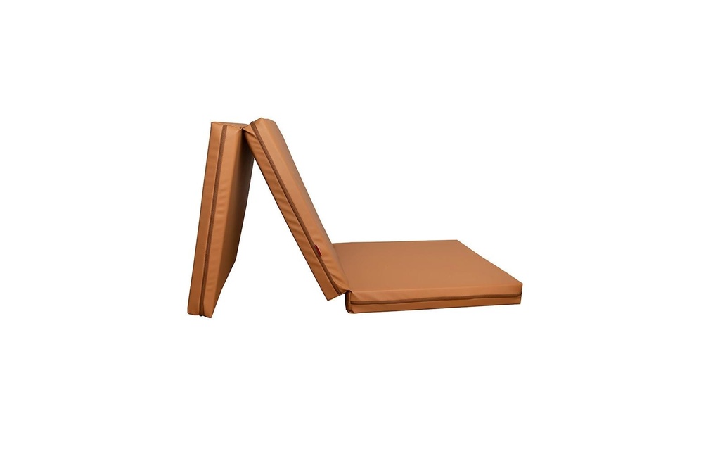 BenchK Matelas de gymnastique pliable, marron