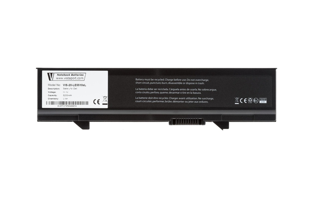 Vistaport Batterie pour DELL Latitude E5400/E5410/E5500