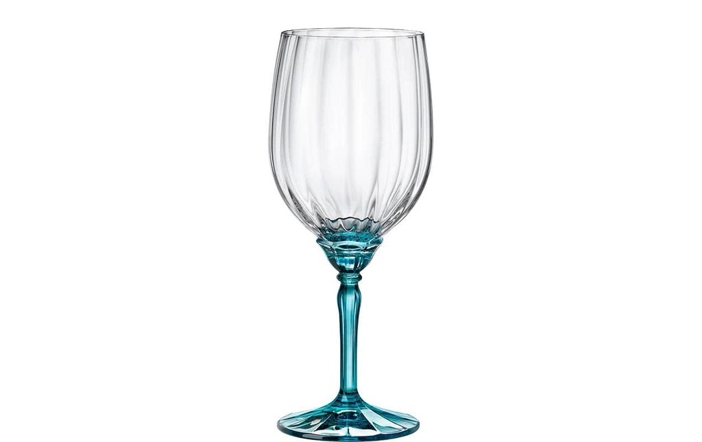 Bormioli Rocco Verre à vin rouge Florian 535 ml, 6 Pièce/s, Bleu