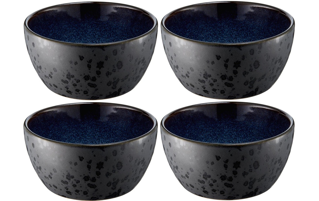 Bitz Coupelle apéritif 12 cm, 4 Pièce/s, Noir/Bleu foncé