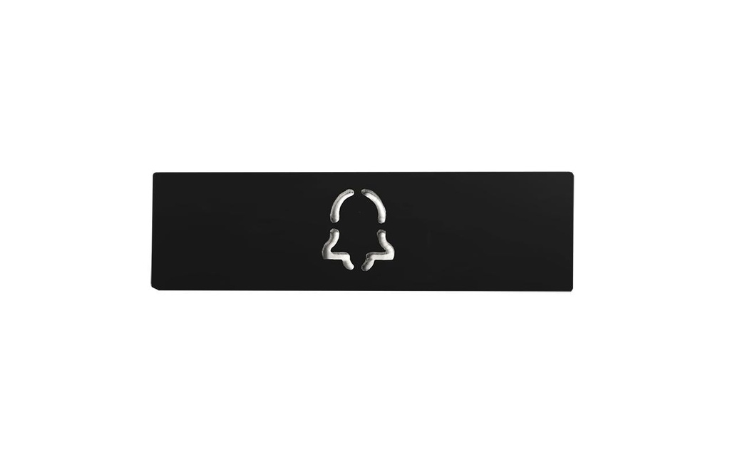 Doorbird Plaque nominative pour un bouton d'appel pour la série D21x