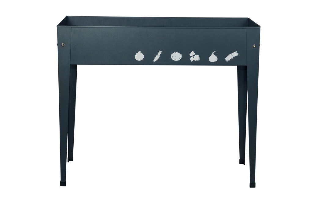 Herstera Jardinière surélevée 101 x 40 x 84 cm Urban Garden anthracite