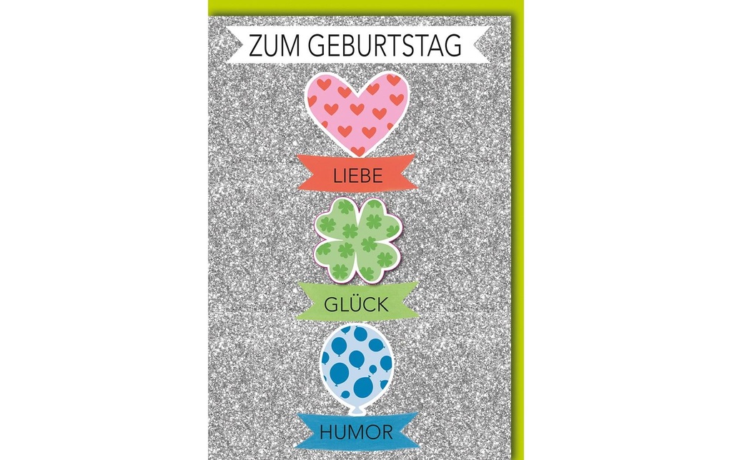 Braun + Company Carte de félicitations Anniversaire 11.5 x 17 cm, enveloppe incluse