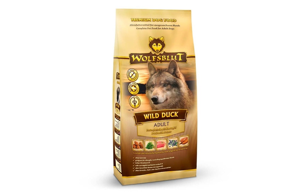 Wolfsblut Alimentation sèche Dog Wild Duck Adult, 2 kg