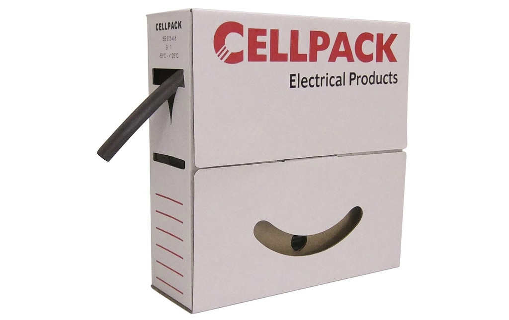 Cellpack AG Gaine thermorétractable 15 m x 3 mm Noir