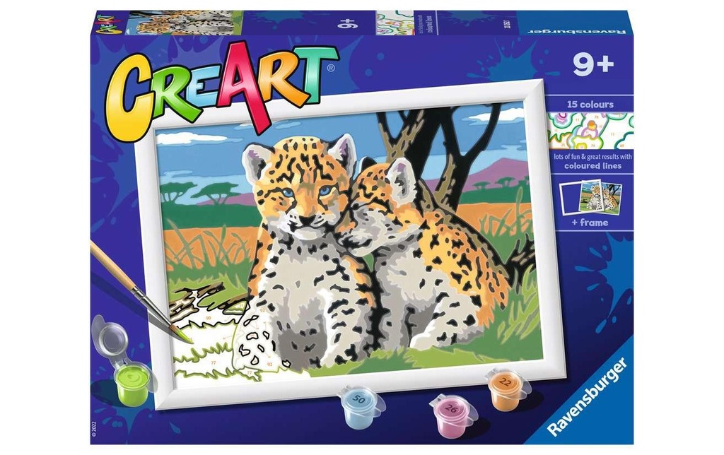 Ravensburger Peinture avec chiffres CreArt: Safari Friends
