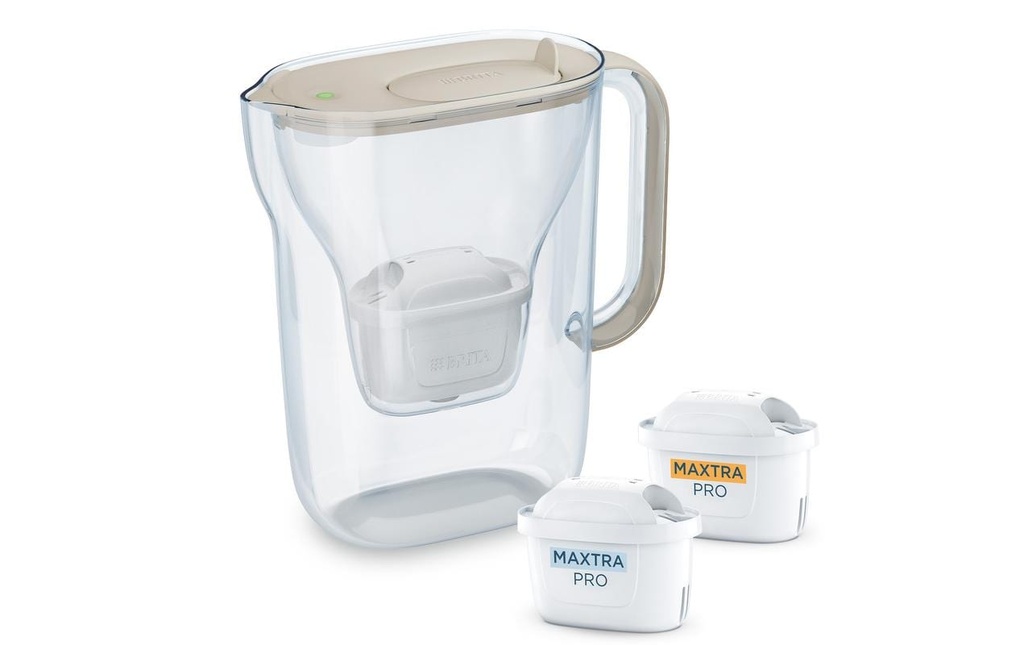 BRITA Filtre à eau de table Style Essential Sable