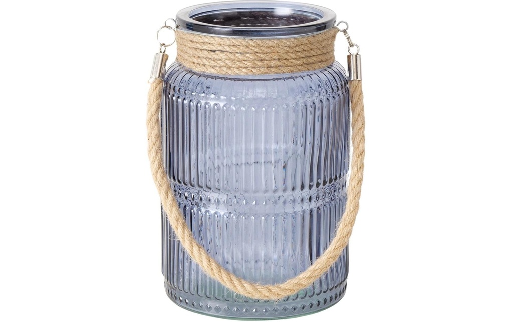 Boltze Photophore Sunio 21 cm, bleu