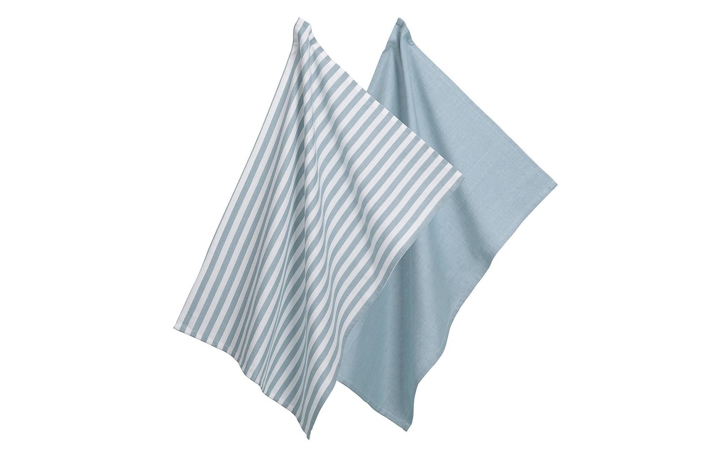 Kela Ensemble de torchons pour la vaisselle Caja 2 pièces, Bleu