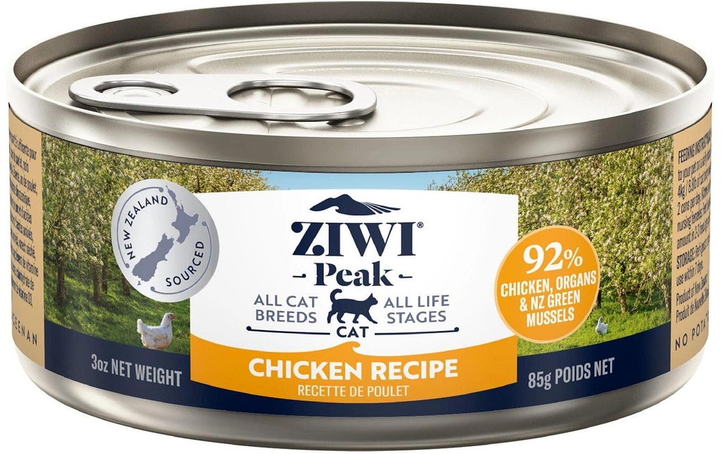 ZIWI Peak Alimentation humide Poulet en boîte 85 g