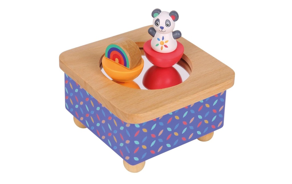 Spielba Holzspielwaren Boîte à musique Panda