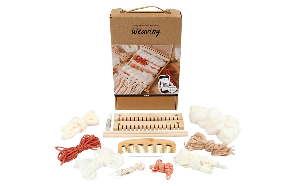 Creativ Company Kits de bricolage Apprendre le tissage des ensembles 12 pièces