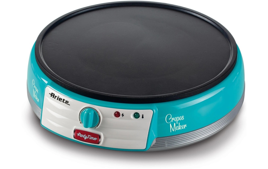 Ariete Appareils pour crêpe Party Time ARI-202-BL 1000 W, Bleu