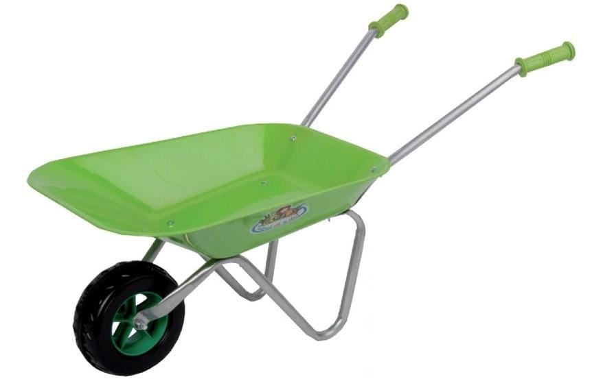 Esschert Design Brouette pour enfants Vert Métal 6.5 L
