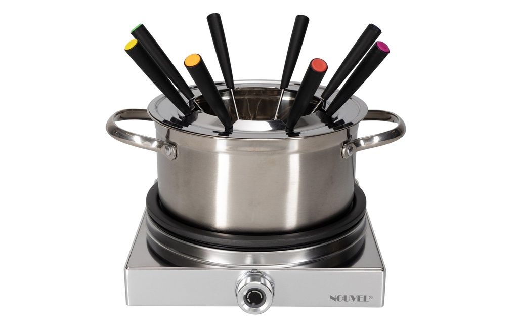 Nouvel Service à fondue à la viande Silver 10 Pièce/s, Argenté