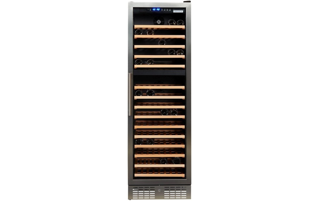Kibernetik Armoire de mise en température pour le vin WKH168F01 Noir, Droite