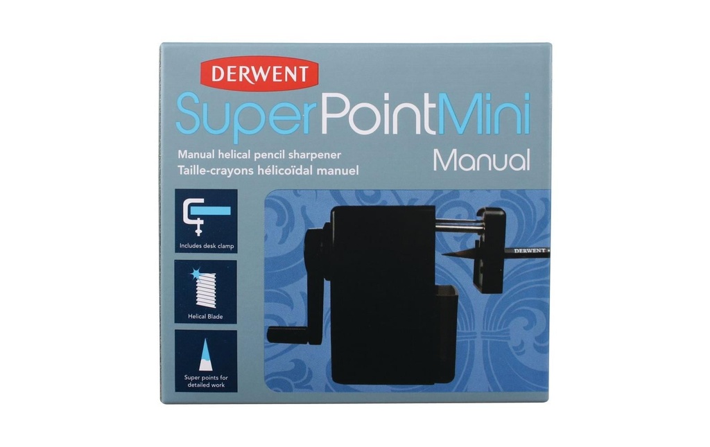 Derwent Taille-crayon manuel de bureau, Super Point Mini