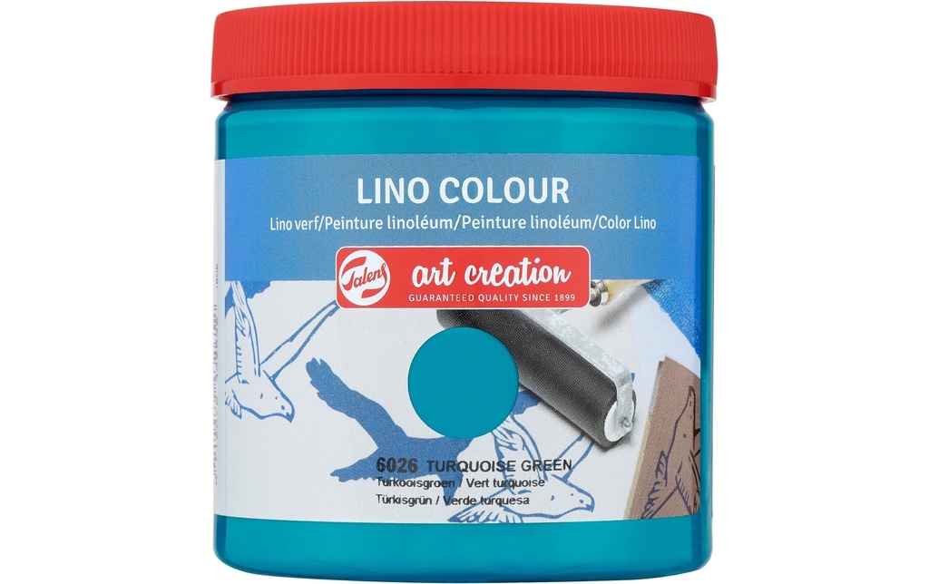 Talens Encre pour linogravure 250 ml, Turquoise