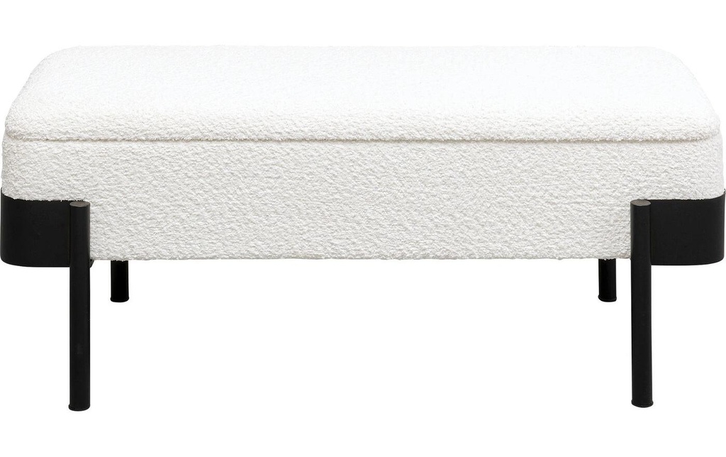 Kare Banc Angelo Storage 101 cm, blanc-noir