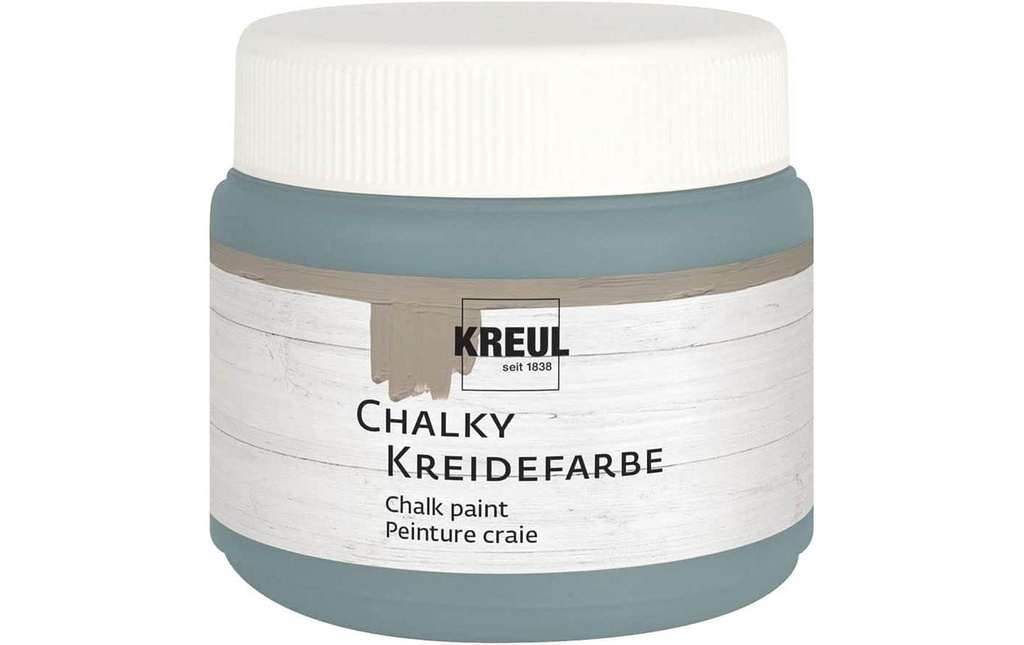 Kreul Peinture à la craie Chalky Sir Petrol, 150 ml