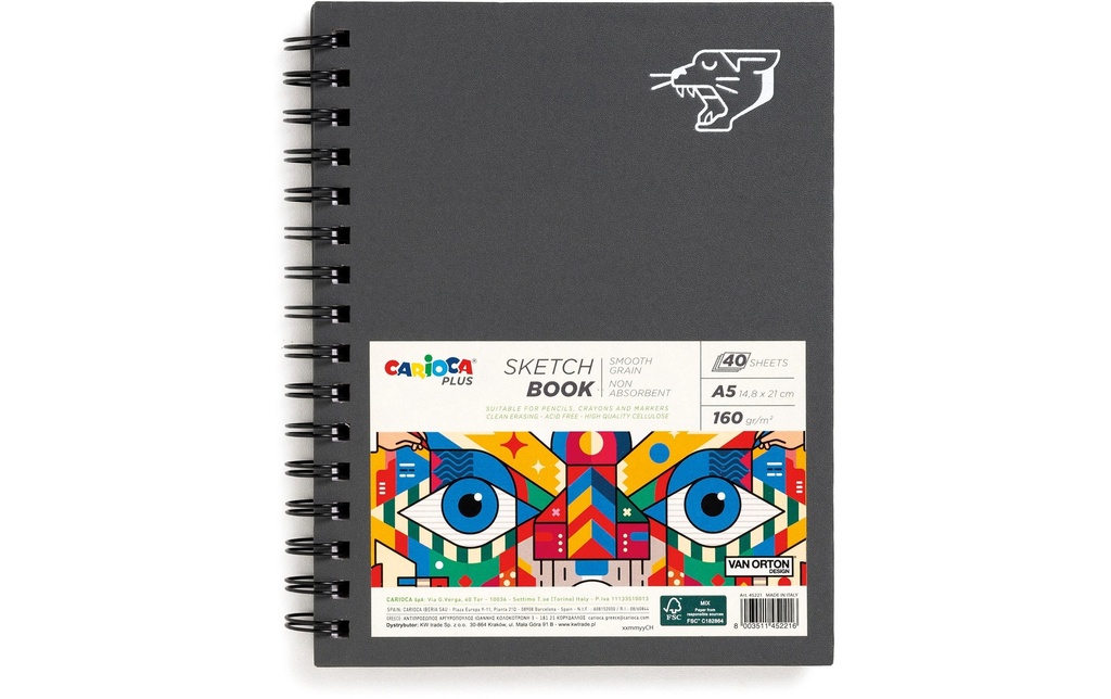 Carioca Sketchbook Plus A5 40 feuilles