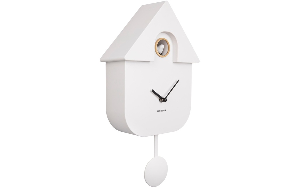 KARLSSON Horloge murale Coucou Blanc