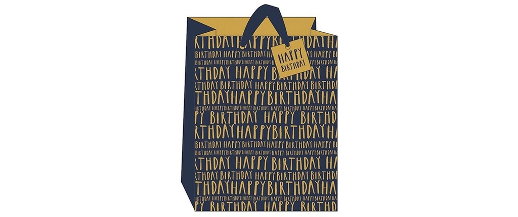 Cart Sachet cadeau Joyeux anniversaire 29 x 36 x 13.6 cm