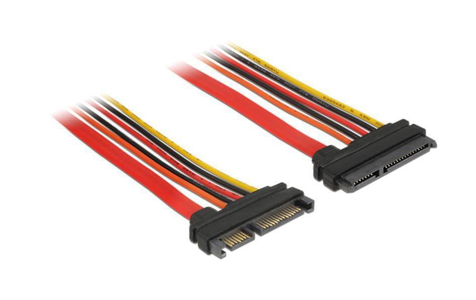 Delock Câble SATA3 3.3/5/12 Volt Prolongement 1 m