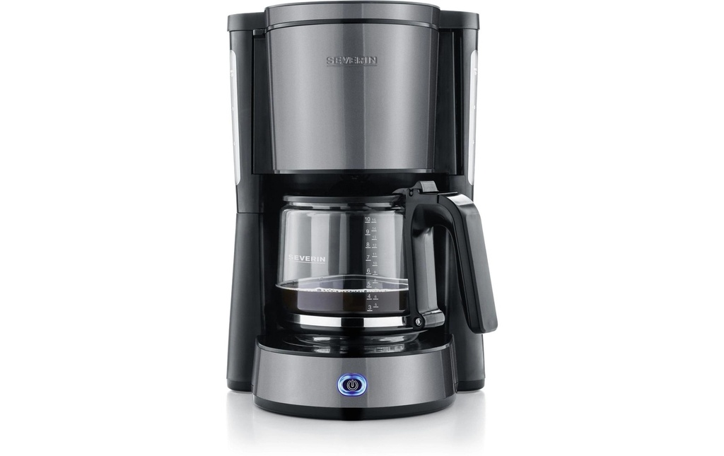 Severin Cafetière filtre KA 9572 Noir/Argenté