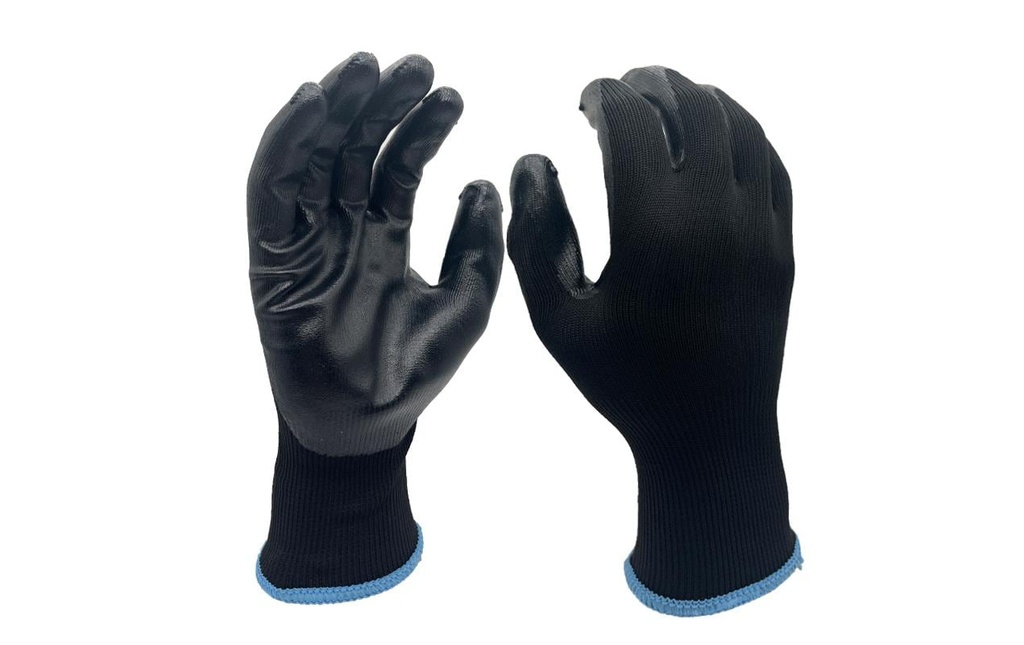 FTM Gant de travail Polyester, L, Noir, 1 Pièce/s