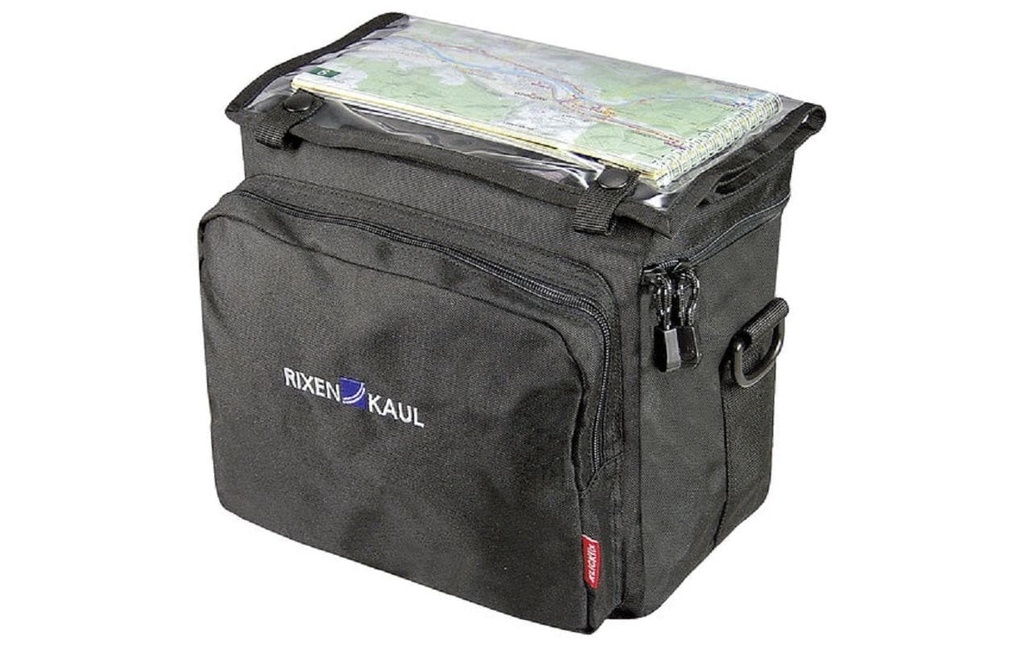 Klick-Fix Sacoche de guidon Daypack Box avec plaque d'adaptation, noir