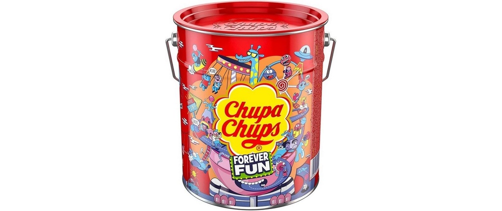 Chupa Chups Int. Chupa Chups Boîte métallique Best of «Forever Fun 150 pièces